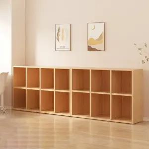 전면 책장 책꽂이 거실 원목 책장정리 거실장 인테리어 낮은 책상