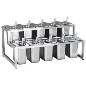 업소용 스텐 다용도 키친 보관 반찬통 소스 트레이