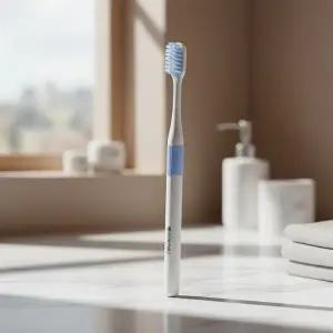 [콩심팥심]휴대용 미세모 칫솔 자주 사용하는 블루색상 여행용 세트 5개입블루