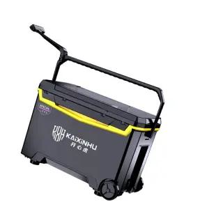 낚시 쿨러 겸용 캠핑용품 낚시박스 바퀴의자 낚시의자