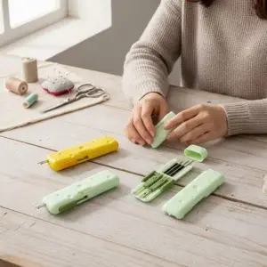 3in1 자동 실꿰기 바늘꽂이 겸용 실밥제거기 다용도 재봉 수선