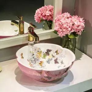 엔틱 탑볼 세면대 카운터 욕실 도기 개수대 화장실