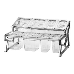 업소용 스텐 양념통 소분 뚜껑형 주방밧드 밧드 조미료통 양념통세트 소스