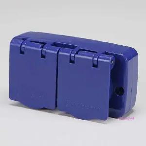 임시 방우형 분전반용 콘센트 220V 2구16A 노출 가설wxy535