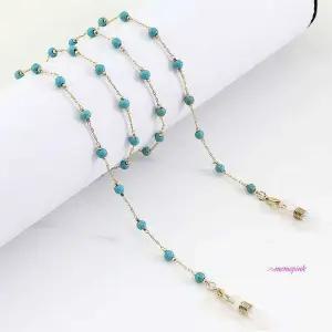 안경줄 마스크스트랩 마스크걸이 비즈 터키석lmn665