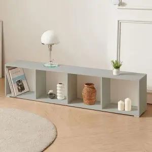 [하프클럽/셀러허브]라벨라F 가구 주리드 가로형 네칸 책장