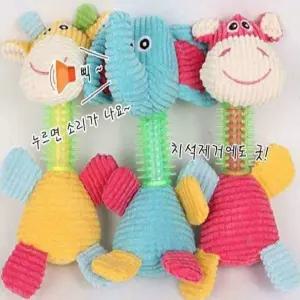 뽁뽁이 인형 송아지 치발기mno200