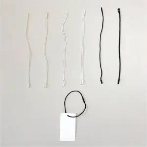 코튼 택고리 스트롱핀 상품택 줄라이크 의류용 라벨 택끈 고급 행택 고리 100매