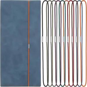 Matwsec 10PCS Elastic Bands 6.3인치 Cord for Journals 여행자 노트북 여행 일일 플래너 리필 연결