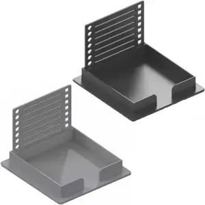 책상 정리용 스티커 메모 스텐실 템플릿 용기 2개 세트 일일 플래너 홀더 게시물 보관함 S