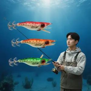 야광 쭈꾸미 에기 갑오징어 채비 바늘 세트