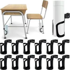 책상 의자용 내구성 컵 홀더용 Gisgfim 12Pcs 물병 360 회전 사무실용 학생 커피 학교 선물