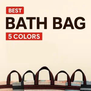 쓰리몰 꽃무늬 목욕가방 욕실용품 정리 샤워백 다용도 수납가방 여행용 OAJ8+9MMa