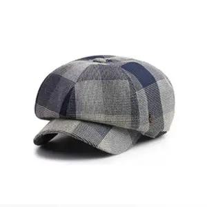 모던체크 중년골프모자 남성패션 헌팅캡 (47568321)