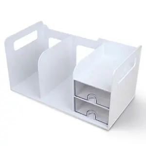 [하프클럽/셀러허브]책 데스크멀티박스 서류 소품 보관 2단서랍