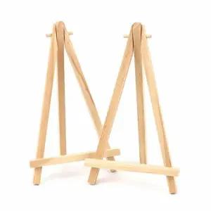 미니어처 나무 이젤 장식용 미니 작품 스탠드