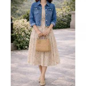 여성 봄여름 숏 크롭 데님 캐주얼 청자켓CAEU3-WDJ9001231187