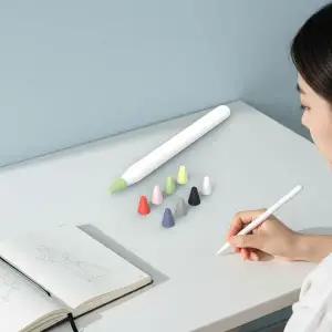 펜슬 1세대 2세대 호환 실리콘 펜촉 보호캡 팁 커버 8ea 세트