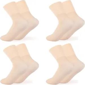 여자 위한 이쉬비고 발레 양말 - 요가 재즈 체조를 실크 댄스 발목 4켤레