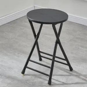 원목 폴딩체어 보조스텝풋 방수 접이식 헬프그린 홈바의자 탁자 간이의자 고강도 스툴