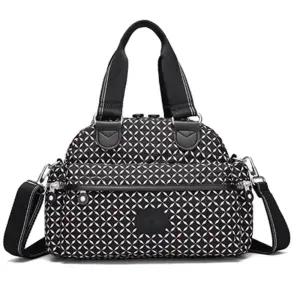 여성 패턴 포인트 실용적인 토트 크로스 투웨이백 xMA1+3Llf