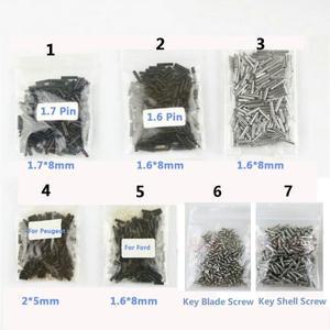 1.6MM 자동차 플립 키 장착 볼트 접이식 원격 고정 나사 핀 블레이드 커넥터