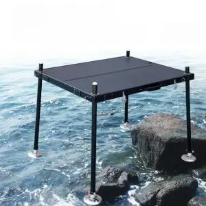 낚시좌대 받침대 클램프 탄소섬유 낚시 좌대 초경량 휴대용 미끄럼 방지 접이식