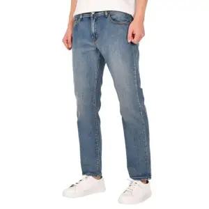 [핫코드]남자 청바지 스판 플레인 진청 워싱진 HC2053