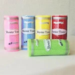 목욕용품 데일리 칼라 웨이브 샤워타올