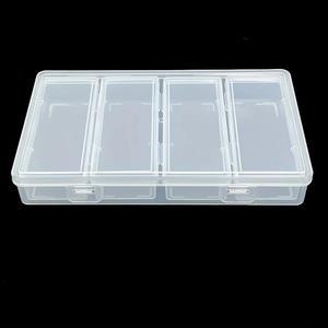 조절 가능한 칸막이가 있는 칸막이가 정리함 수납 있는 투명 탈부착 가능한 플라스틱