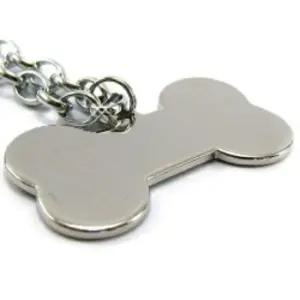 애묘이름표 펫 고양이 강아지 뼈다귀 인식표 대 각인없음