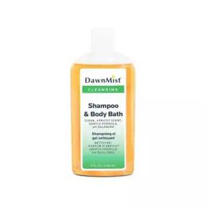 DawnMist Dukal 샴푸 및 바디 배스, 226.8g 8온스 1개 - 모발과 피부를 위한 투인원 젠틀 클렌저, pH 균