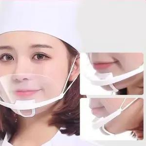 침튀김 방지 위생 식당 급식 투명 마스크 kSr9+5hot