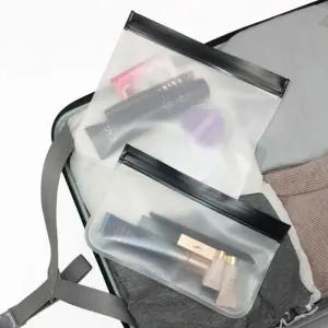 여행용 반투명 세면 세안용품 화장품 파우치2p xPw1+5LhV