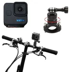 [셀러에이드]고프로 11 미니 호환 액션캠 자전거 핸들 360도 회전 마운트 블랙박스