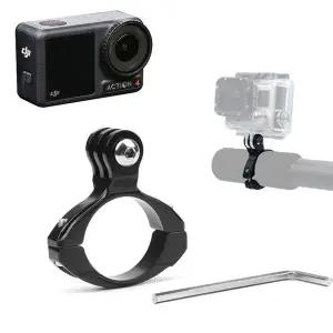 [셀러에이드]DJI 오즈모 액션 4 호환 액션캠 자전거 핸들 고정 거치대 마운트