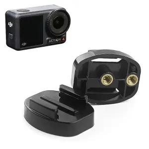 [셀러에이드]DJI 오즈모 액션 4 호환 액션캠 삼각대 연결 퀵릴리즈 베이스 버클