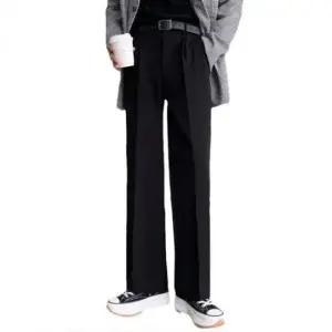 [JED] 팬츠 블랙 일자핏 슬랙스 바지 세미와이드 와이드 남자 정장