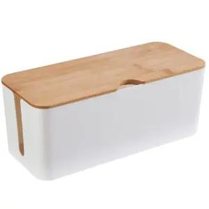 멀티탭 전선정리함 화이트 케이블정리 선정리 전선정리 케이블클립 선클립