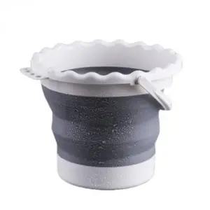 [셀러에이드]미술 자바라 물통 접이식 실리콘 수채화 물감통