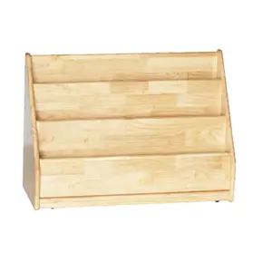 국내생산 유치원시설교구 영아용 고무나무 안전 책꽂이 문서보관함 가정용