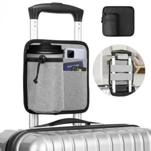 기내용 컵홀더 보관 파우치 손잡이형 텀블러 컵 수납 포켓 여행용 컵케이스 FTX1+7Xqm