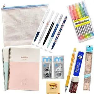 학용품세트 PW 8종세트 입학 졸업 선물 신학기 준비물 학교 중등 고등 문구 조카 학원 문