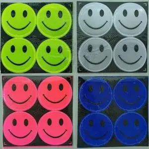 안전스티커 리플렉터 반사스티커 빅스마일 골고루4장 교통안전용품