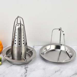 스테인레스 스틸 치킨 야외 바베큐 트레이 이동식 액세서리 로스트 가정용 기구 그릴