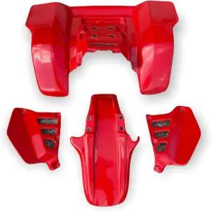 KTX Pro Inc 전면 및 후면 펜더 4피스 세트 - 혼다 1985/1986 ATC250R 호환되는 파워스포츠 액세서리