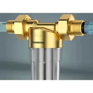 연수기 녹제거 정수기 철분제거 수질개선 필터시스템 결합 4점