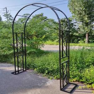 아치형 장미 넝쿨 대형 장미아치 지지대 오벨리스크 블랙