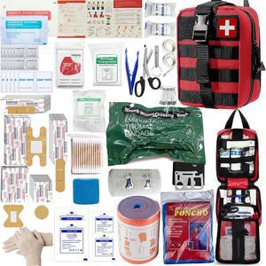 가정, 자동차, 여행, 캠핑, 하이킹, 스포츠, 야외 응급 상황에 적합한 범용 IFAK 외상 응급처치 키트 몰