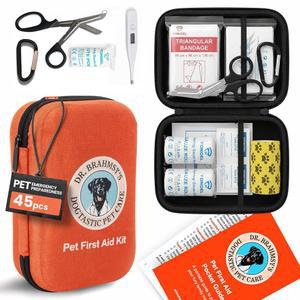 브람시 박사 u2019 반려견 및 고양이를 위한 반려동물 응급처치 키트 - 수의사가 승인한 가정, 여행, 캠핑,
